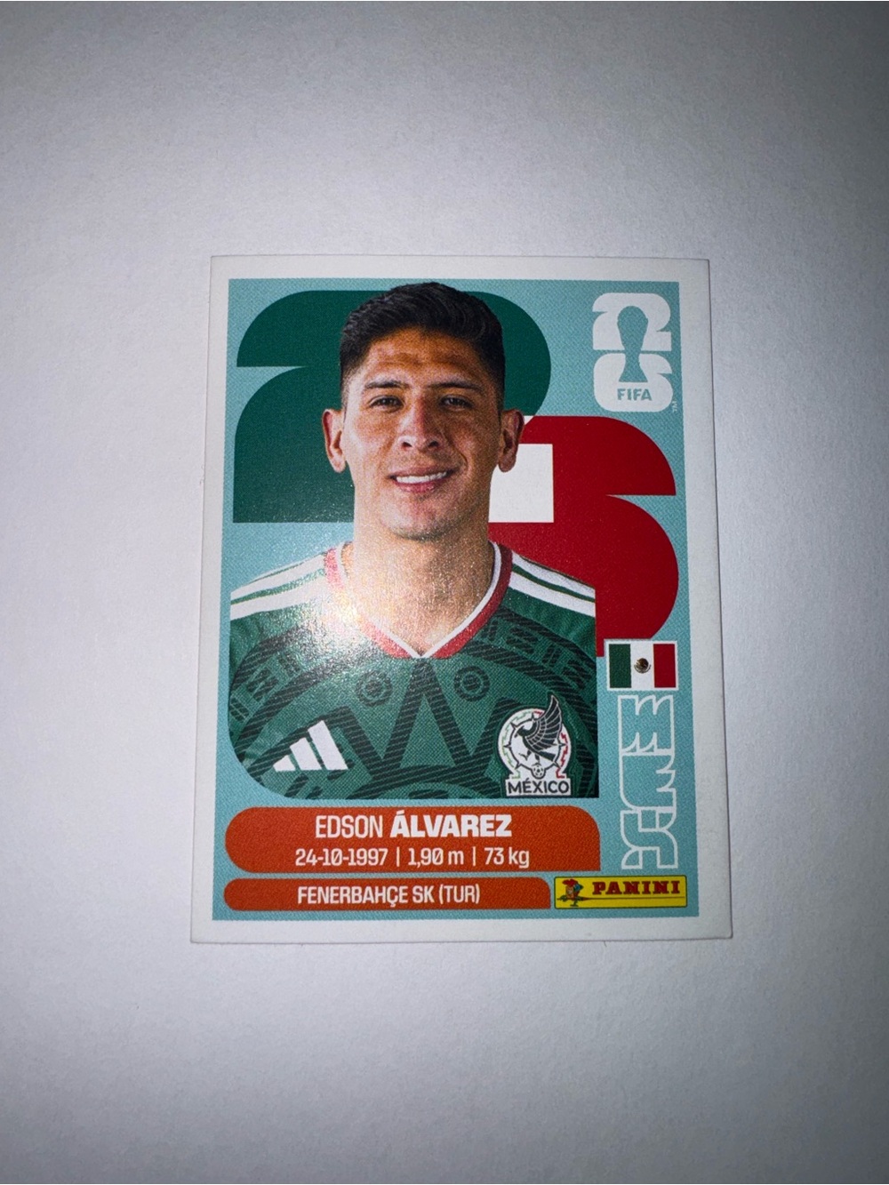 2026 USA Fifa World Cup Panini Sticker EDSON ALVAREZ Mexico MEX10